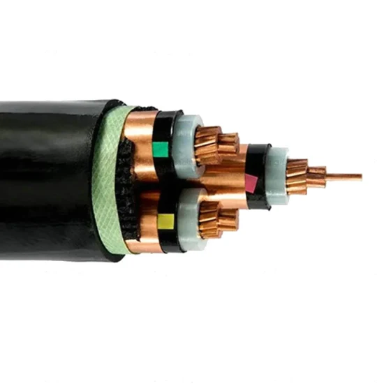 Cable de alimentación eléctrica forrado Losh blindado de PVC XLPE con cinta de acero aislada con PVC de múltiples núcleos